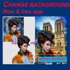 eraser & change background icône
