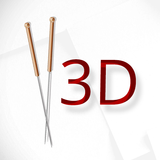 Acupuncture 3D icône