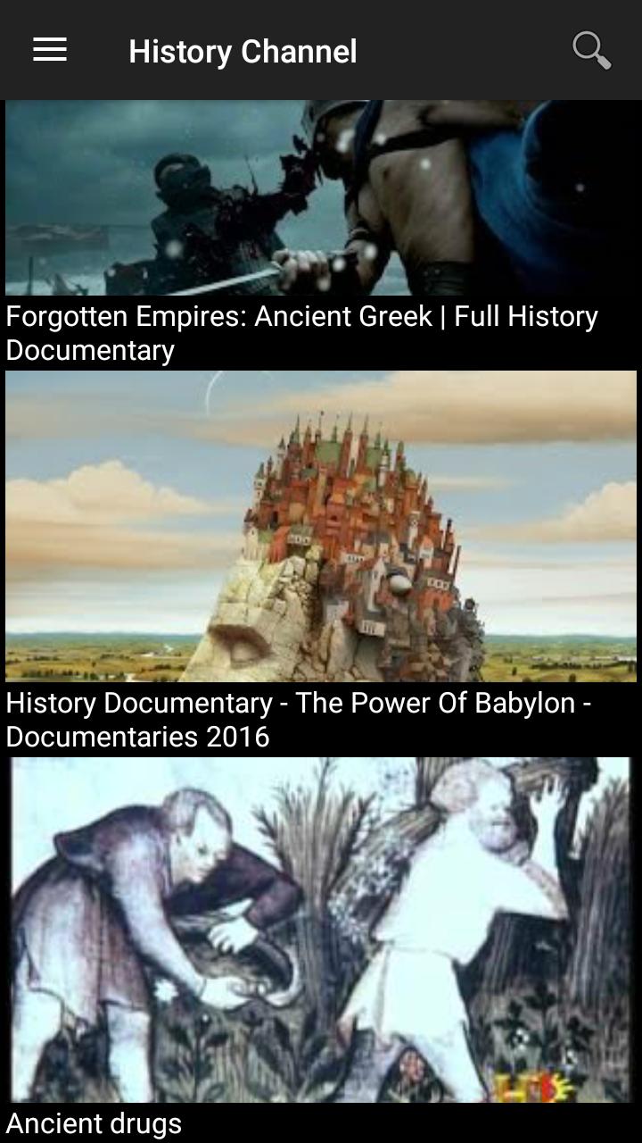 documentari history channel scarica