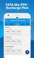 Channel list & Recharge for TATA Sky TV DTH app capture d'écran 3