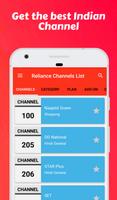 Channel list-Recharge for Reliance Digital Jio TV capture d'écran 1