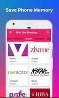Online Shopping apps in One App -All shopping apps Affiche