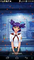 Anime Girl Live Wallpaper capture d'écran 1