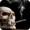 Smoking Skull Live Wallpaper