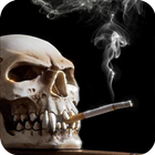 ikon Smoking Skull Live Wallpaper