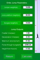 Bungee Jump Calculator screenshot 1