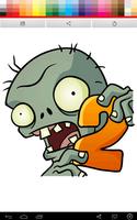 Plants Zombies Coloring تصوير الشاشة 2