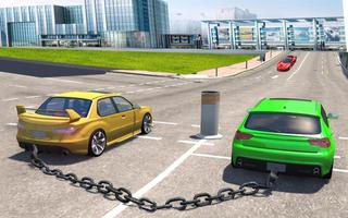Chained Cars Impossible Tracks Affiche