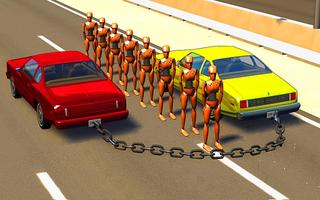 Chained Cars Impossible Tracks capture d'écran 2