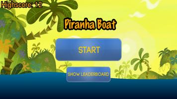 Piranha Boat Affiche