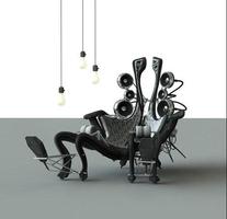Chairs Innovative Futuristic Design Affiche