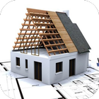 3D Huis Plannen-icoon