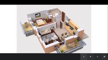 Plans de maison 3D capture d'écran 3