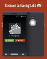 Flashlight Alert On Call & SMS captura de pantalla 1