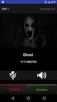 Fake Call Ghost Prank Affiche