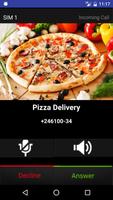 Fake Call Pizza Delivery capture d'écran 1