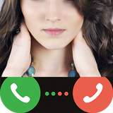 Cute Girl Fake Call App Free icône