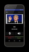 2 Schermata President Fake Call App Free