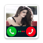 Fake call Girlfriend icône