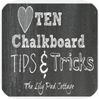 chalkboard lettering ideas-icoon