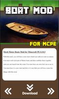 BOAT MOD For MCPE capture d'écran 1