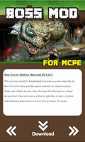 Boss MODS For MCPE Plakat