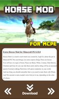 برنامه‌نما HORSE MOD For MCPE عکس از صفحه