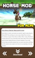 CABALLO Mod para MCPE captura de pantalla 1