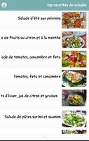 Top Recettes De Salade تصوير الشاشة 1