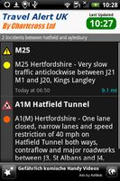 Traffic & Travel Alert UK الملصق