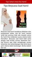 Tips Sehat Ibu Hamil poster