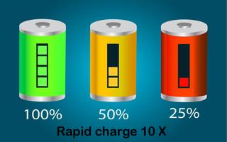 New battery fast charging Plakat