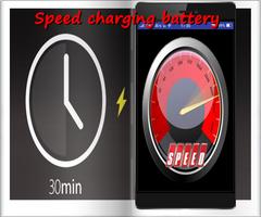 Speed charging battery Affiche