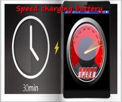 Speed charging battery poster