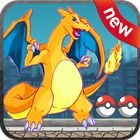 Charizard Dragon Skater Run icône