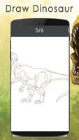 learn to Draw Dinosaur syot layar 1