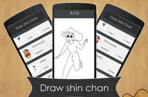 Learn to Draw Shin Chan plakat