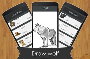 learn to Draw Wolf Plakat