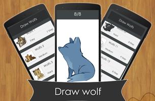 learn to Draw Wolf تصوير الشاشة 2