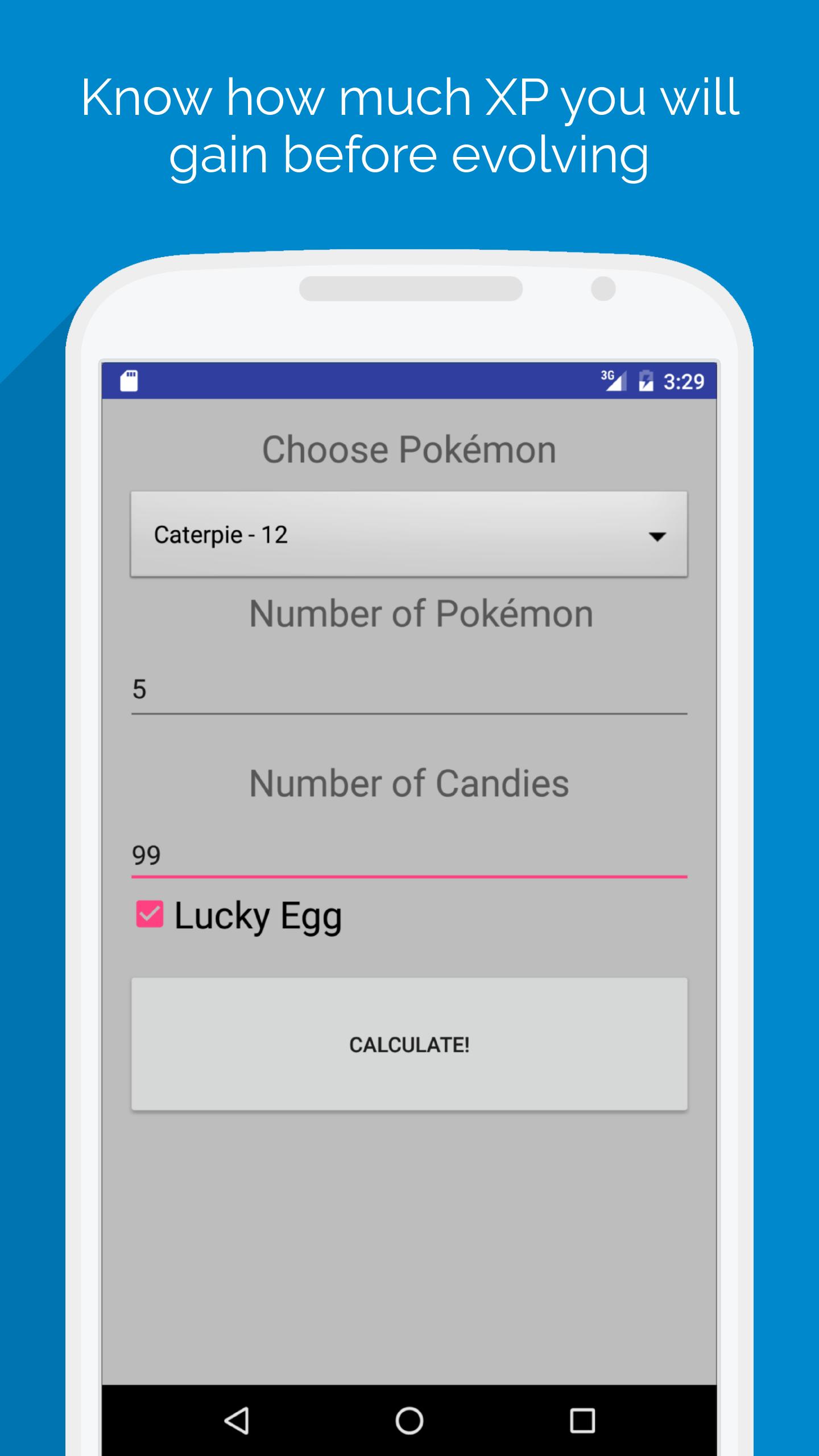 XP Calculator for Pokemon GO para Android - APK Baixar XP Calculator for Pokemon GO para Android - APK Baixar