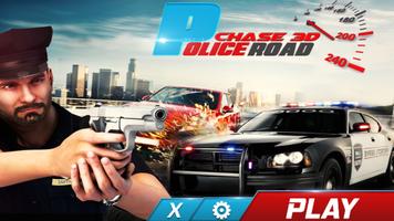 Police Road Chase 3D Affiche