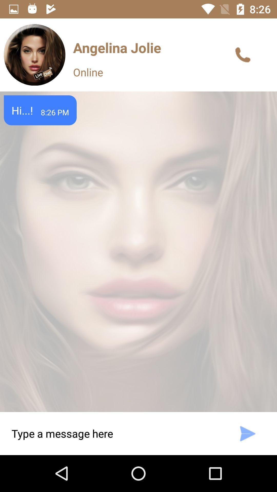 Live Chat With Angelina Jolie Prank Fur Android Apk Herunterladen