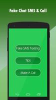 Fake Chat With Spnge pop - Fake Call & SMS 포스터