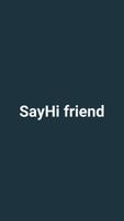 SayHi Messenger الملصق