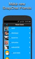 Chat Room for SnapChat capture d'écran 3