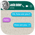 Chat Justin Bieber Prank 圖標