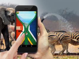 South Africa Flag Lock Screen Affiche