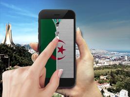 Algeria Flag Zipper Lock screenshot 1