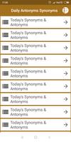 Antonyms Synonyms  One-Word Substitution (offline) Screenshot 1