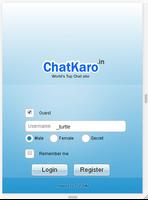 Chat Karo -world's most popular chat website & app plakat